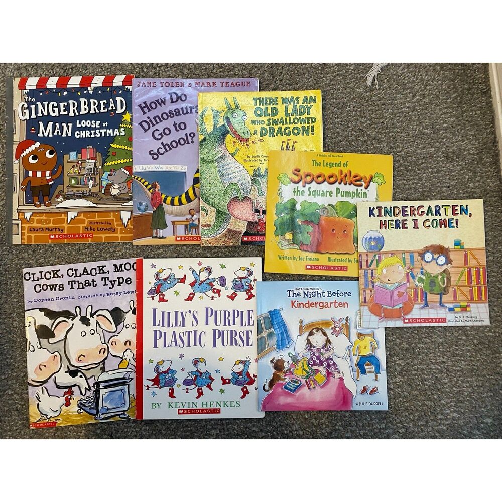 Kids Bundle of 8 Beginner Emergent Reader Kindergarten Books